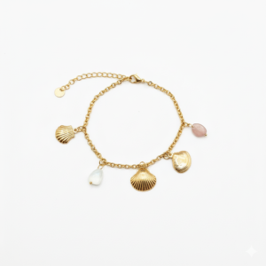 Bracelet à charms Perla Dorée