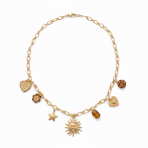 Collier à charms Cœur Héliora