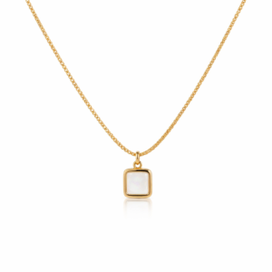 Collier Éclat d'ivoire doré