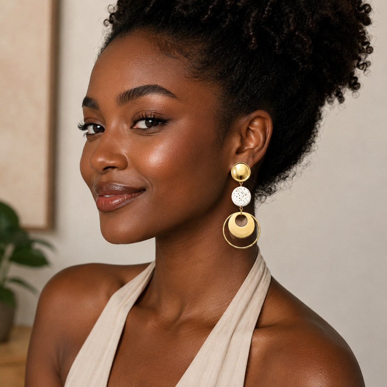 Boucles d'oreilles Aurore Sun – Image 2