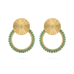 Boucles d'oreilles Éclat d'émeraude