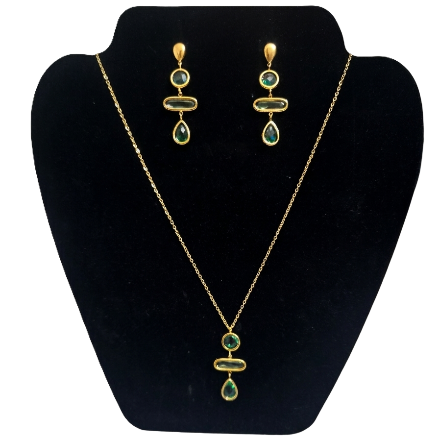 Collier Émeraude d'aube – Image 3